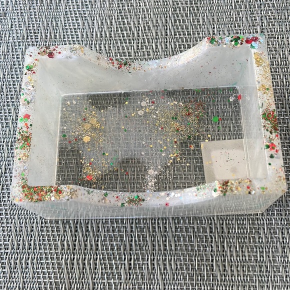 XMAS Handmade Fun and Festive Holiday Square Coaster Set and Holder - Picture 7 of 16